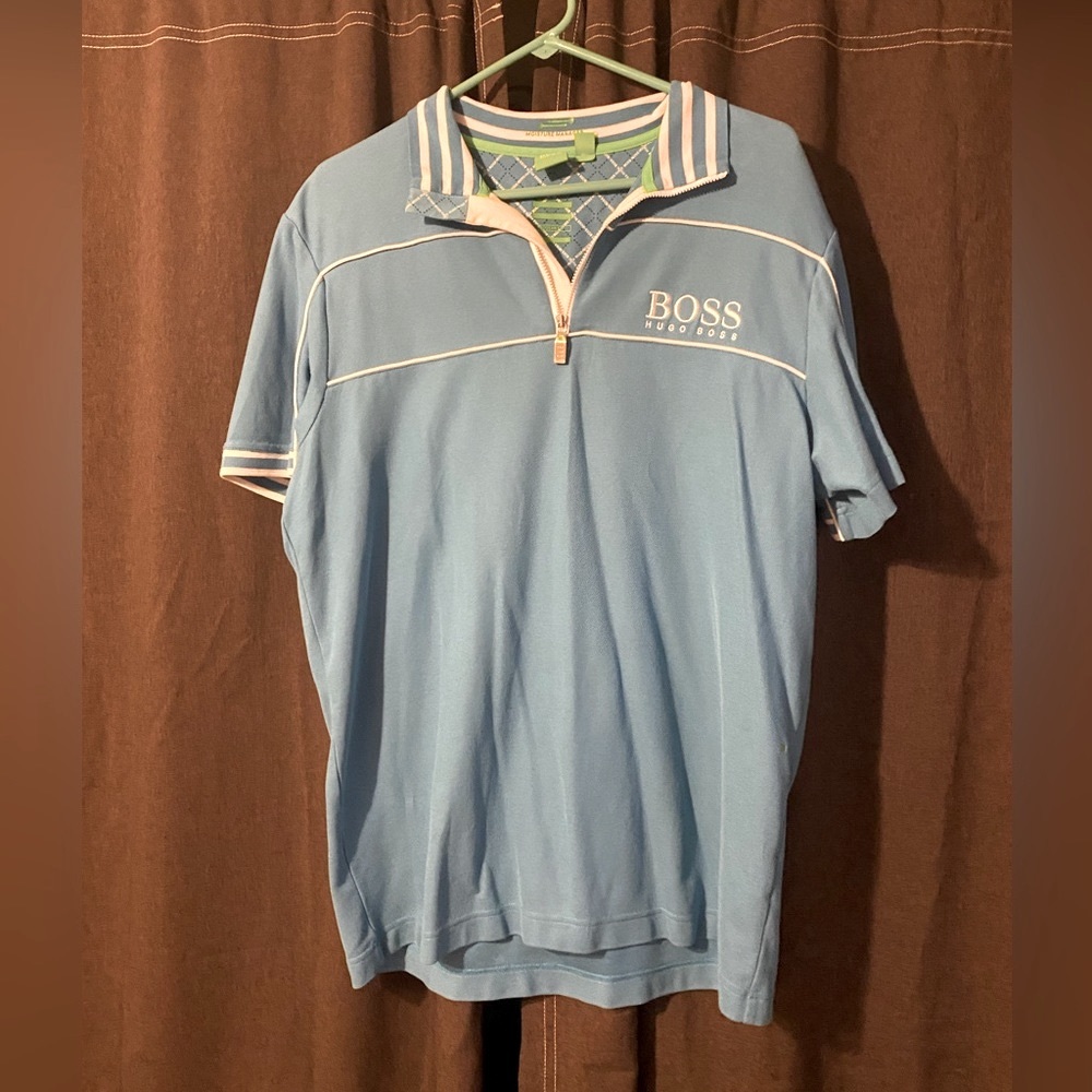 Hugo Boss men’s polo shirt, Light blue, size      X-Large